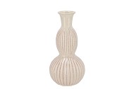 SUZE WHITE VASE CURVES 16X16X31CM