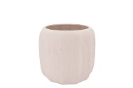 SIDNEY BEIGE BLEACHED POT 21X21X18CM