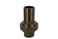 OXFORD OLIVE GREEN VASE TUBE 16X16X25CM