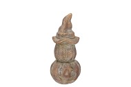 CONCRETE GOLDEN GNOME PUMPKIN 10X10X21CM