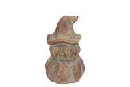 CONCRETE GOLDEN GNOME PUMPKIN 9X9X14CM