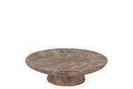 CONCRETE GOLDEN PLATE ON FOOT 25X25X7CM