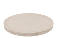 CONCRETE WHITE PLATE 42X42X3CM