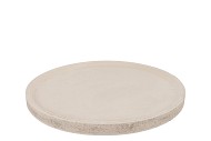 CONCRETE WHITE PLATE 35X35X3CM