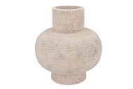 CONCRETE WHITE VASE NECK 31X31X34CM