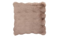 MONTANA FUR LOOK BROWN CUSHION 45X45CM