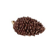 SIA BROWN PINECONE 14X9X8CM