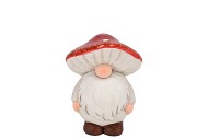 WONDERLAND RED GNOME MUSHROOM  HAT 7X7X9CM