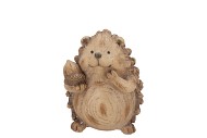 WONDERLAND NATURAL HEDGEHOG DECO 8X8X11CM