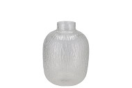 MARLY CLEAR VASE NECK 14X14X20CM