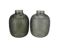 MARLY GREEN VASE NECK ASS 18X18X23CM