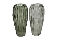 MARLY GREEN VASE STRUCTURE LONG ASS 19X19X40CM