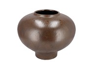MERLIN BROWN VASE BOL 30X24CM