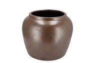 MERLIN BROWN VASE 21X19CM