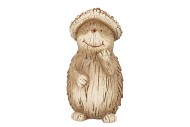 WONDERLAND BROWN HEDGEHOG 19X18X36CM
