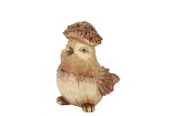 WONDERLAND BROWN BIRD 14X11X16CM