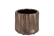 MERLIN BROWN POT 12X11CM