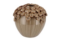 NANCY SAND VASE FLOWER 27X27X26M