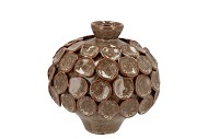 NANCY SAND VASE NECK FLOWER 19X19X19M