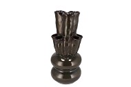 MERLIN GREEN VASE TUBES 17X38CM