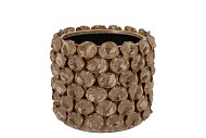 NANCY SAND POT ROUND FLOWER 17X17X14CM