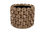 NANCY SAND POT ROUND FLOWER 21X21X18CM