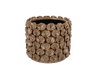 NANCY SAND POT ROUND FLOWER 14X14X12CM