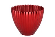 MELAMINE LISA RED POT 16X8X13CM