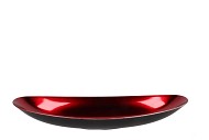 MELAMINE LISA RED POT OVAL 50X22X8CM