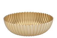 MELAMINE LISA GOLD BOWL 30X30X9CM