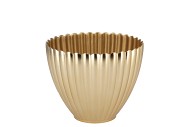 MELAMINE LISA GOLD POT 11X8X11CM