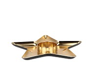 MELAMINE LISA GOLD PLATE 31X31X3CM