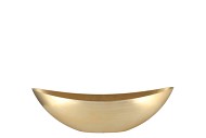 MELAMINE LISA GOLD BOAT OVAL 39X12X13CM