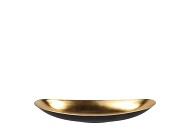 MELAMINE LISA GOLD POT OVAL 30X15X5CM