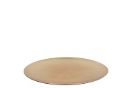 MELAMINE LISA GOLD PLATE ROUND 28X28X2CM