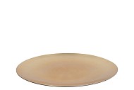 MELAMINE LISA GOLD PLATE ROUND 33X33X2CM