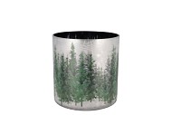 RUBY SILVER T-LIGHT FOREST 8X8CM NM