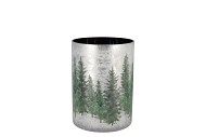 RUBY SILVER T-LIGHT FOREST 9X10CM NM