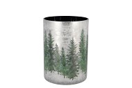 RUBY SILVER T-LIGHT FOREST 10X13CM NM