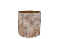 RUBY BROWN T-LIGHT FOREST 8X8CM