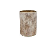 RUBY BROWN T-LIGHT FOREST 9X10CM