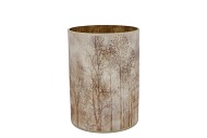 RUBY BROWN T-LIGHT FOREST 10X13CM
