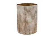 RUBY BROWN T-LIGHT FOREST 18X24CM