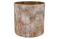 RUBY BROWN T-LIGHT FOREST 25X25CM