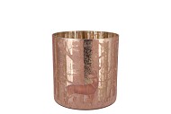 RUBY GOLD T-LIGHT DEER 8X8CM NM