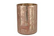 RUBY GOLD T-LIGHT DEER 18X24CM NM