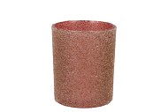 RUBY PINK T-LIGHT SHINY 9X10CM
