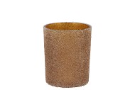 RUBY GOLD T-LIGHT SHINY 8X8CM