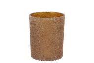 RUBY GOLD T-LIGHT SHINY 9X10CM