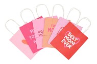 GIFT PAPERBAG MOM HEART ASS PINK 18X8X21CM